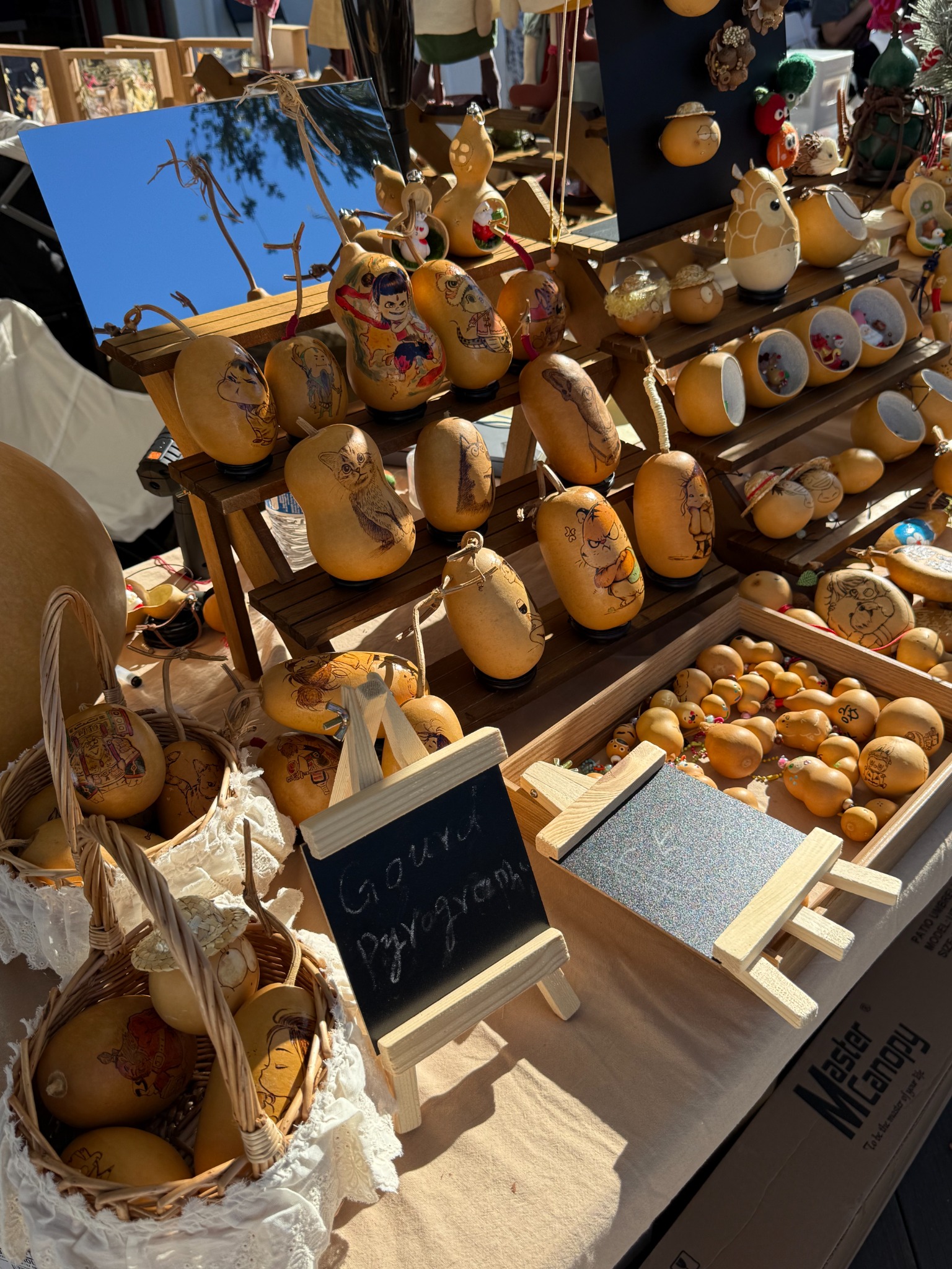 Little worlds hidden inside small gourds